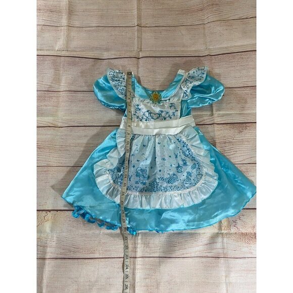 Disney Store Official Toddlers Alice In Wonderland Girls Cosplay Costume Dress - - Picture 5 of 11